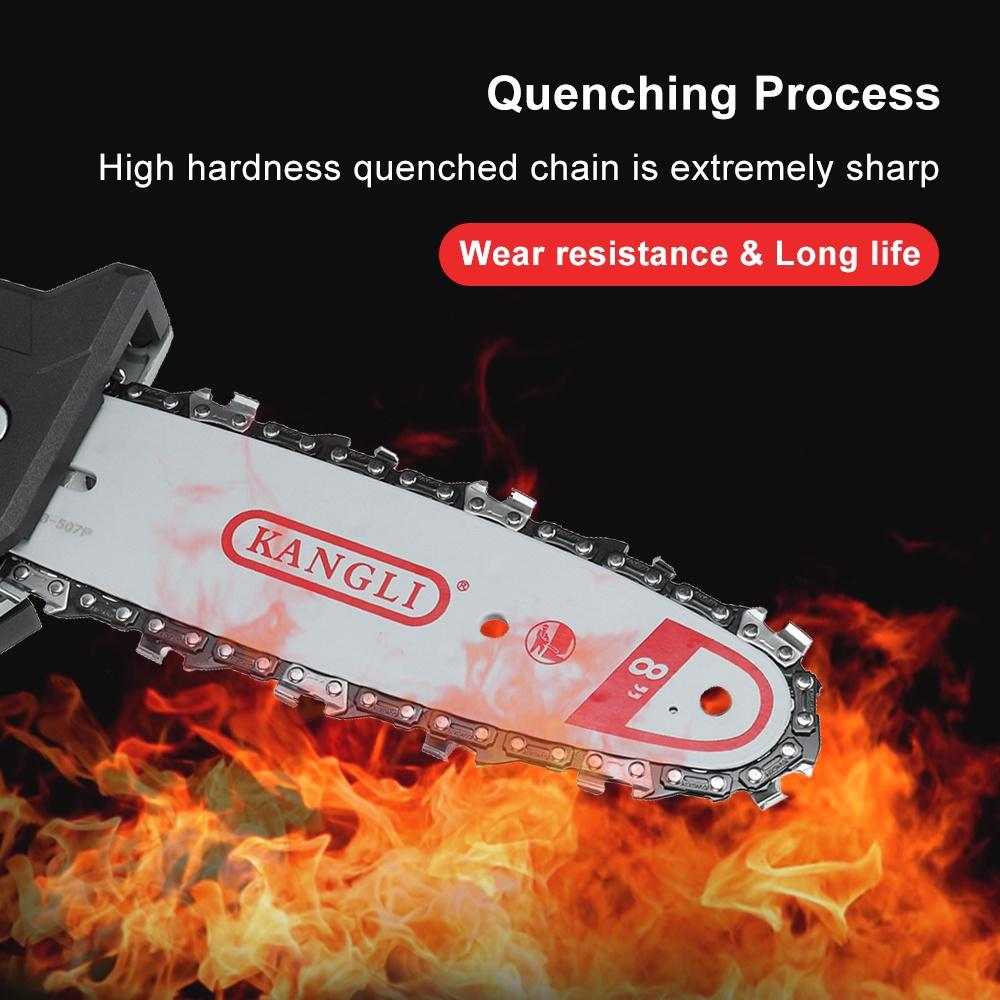 288VF Brushless Electric Saw Chainsaw 8/10 Inches Rechargeable Wood Cutter Woodworking Power Tools For Battery 2500W
