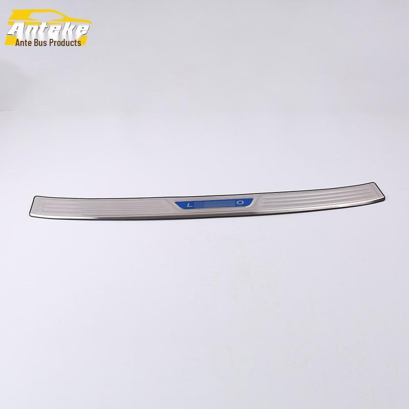 Stainless Steel Trunk Protector for 19 Lingdu: Rear Guard Plate & Tailgate Decorative Accessory