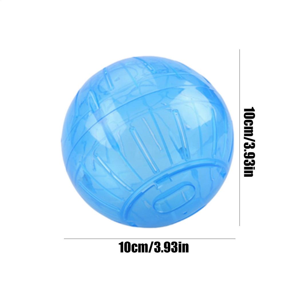 

Шар для упражнений для хомяка Прозрачный шар для бега для хомяка Колесо Игрушка для игры для наземной крысы Мелкие животные Зоотовары 10 см синий