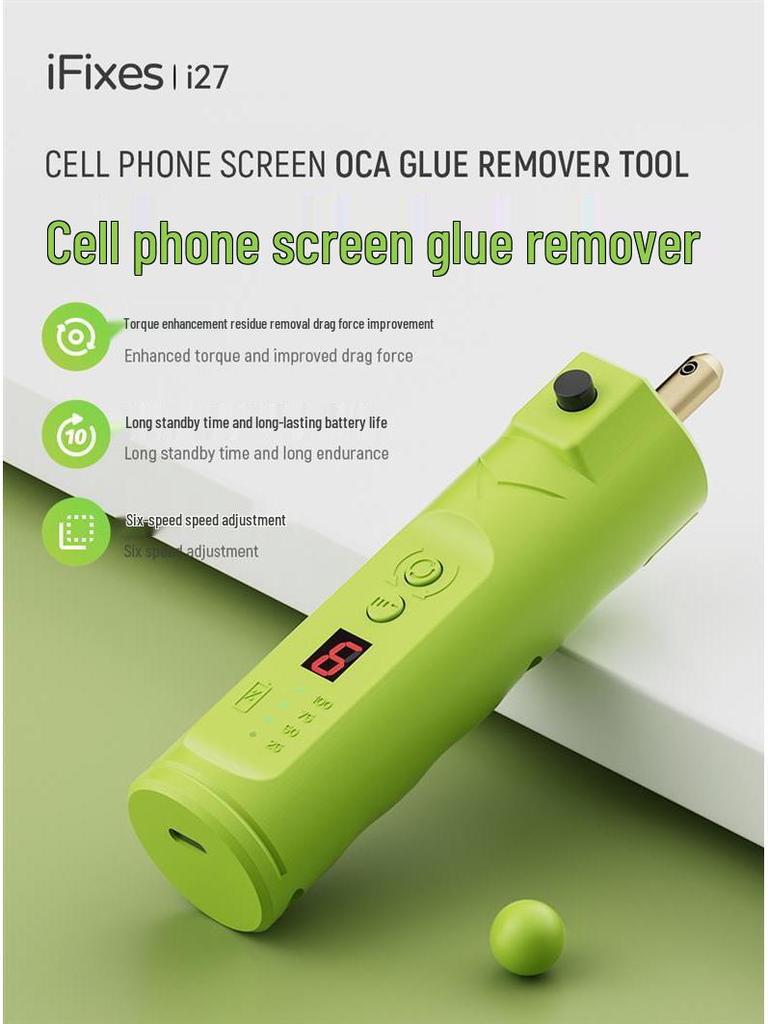 iFixes Electric Glue Remover for Mobile Phone Repair - Tape Roller Tool for LCD Screen Glue Removal, DIY Repair Gadget