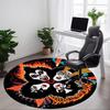 1 Stück KISS Band Büro Runder Teppich, Unter Bürostühlen Schlafzimmer Wohnzimmer Heimdekoration a1016306