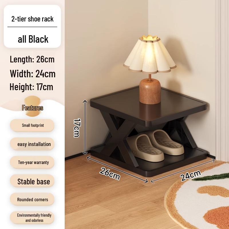 Space-Saving Dustproof Folding Shoe Rack for Narrow Entryways, Offices, or Dorms