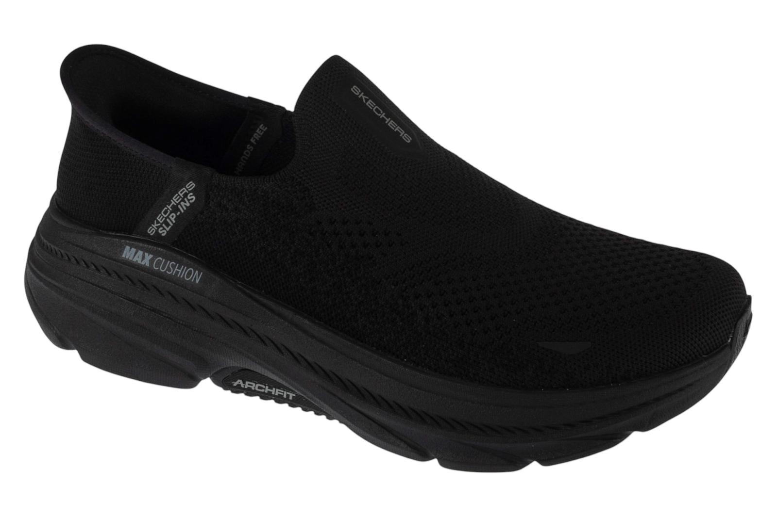 Skechers Max Cushioning Arch Fit 2.0 - Immense Cruiser, Herren Schwarze Sneaker 47 Schwarz
