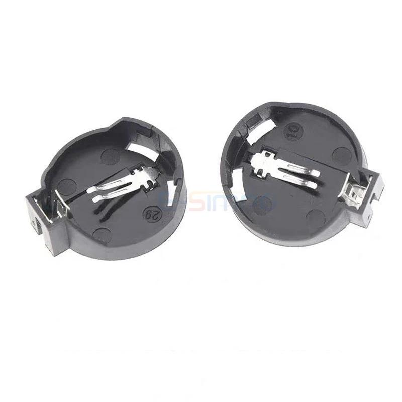 10PC CR2032 3V CR2016 CR2025 Battery Socket BS-2 BS-6 BS-8 Gold Horizontal Vertical DIP SMD Button Battery Holder Batteries Case