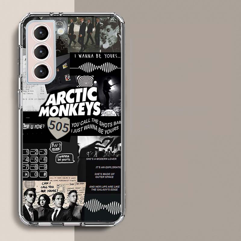 Custodia per Telefono Arctic Monkeys Per Samsung Galaxy S25 Edge S24 S23 FE S21 S20 S10 Plus S22 S26 Ultra Cover Custodie Trasparenti TPU Capa Shell