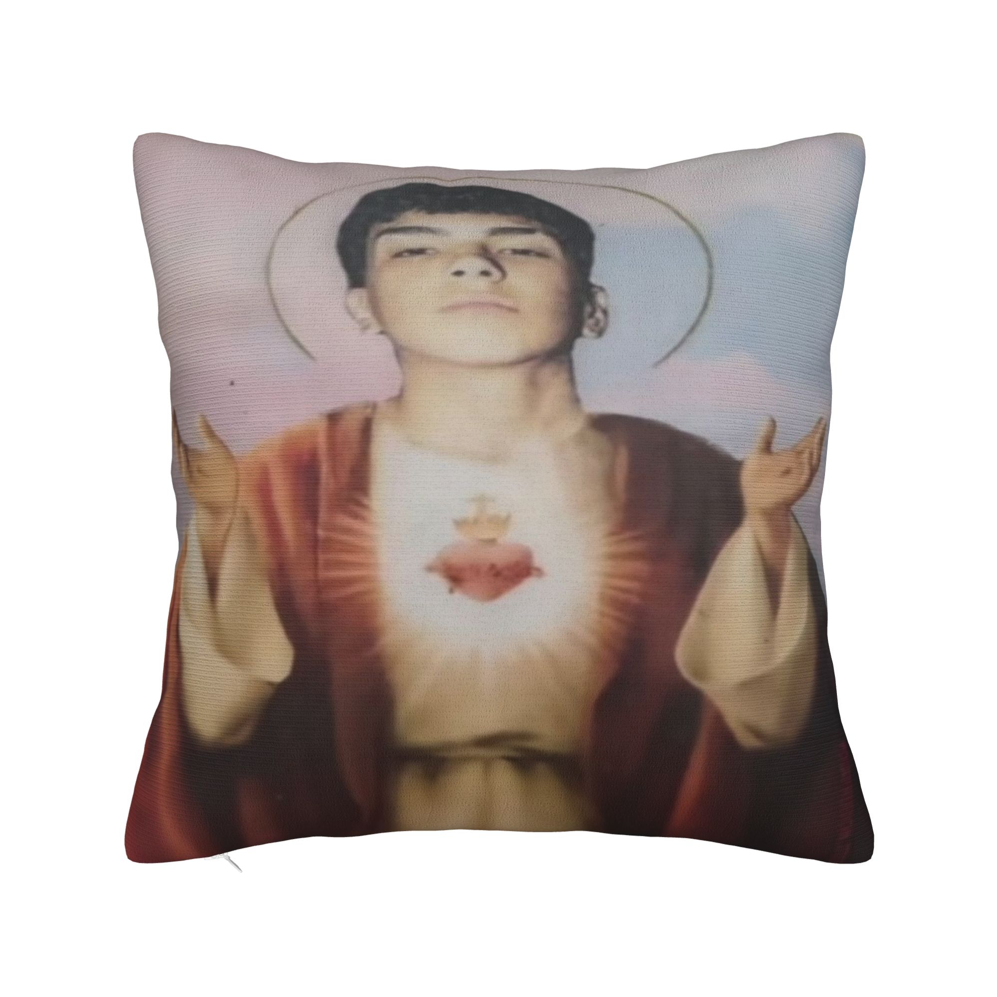 

Milo j Printing Pillowcase Cushion Cover Pillow Covers Y2K Home Decor Zippered Multi-Size 12x12in 30X30cm