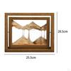 Art Picture Home Decor Decoration Liquid Hourglass Ornament Sandscapes Crafts Flowing Sand Painting
