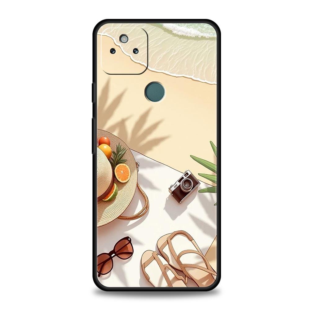 

Summer Beach Phone Case Cover for Google Pixel 10 9 8 7 6 9A 8A 7A 6A Pro Shockproof Soft TPU 10 Pro XL Shell Fundas Capas Bags Pixel 8