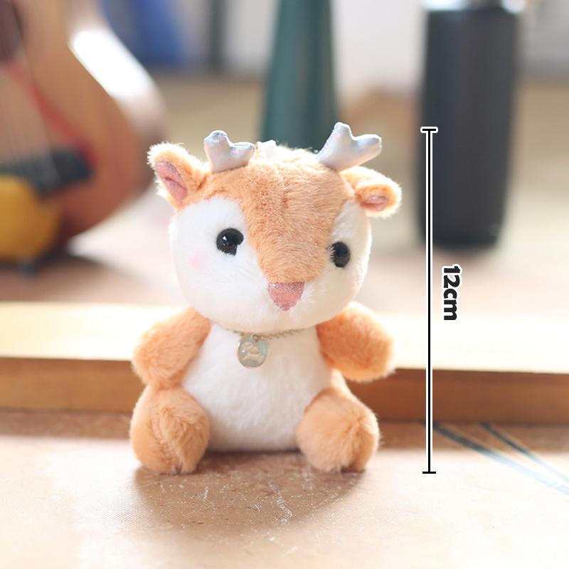 

Мультяшный милый олень кулон Kawaii плюшевый олень брелок кулон креативный изысканный рюкзак украшения аксессуары подарки