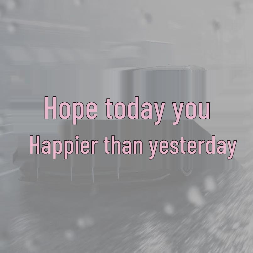 Hope You're Happier Today Rear Window Sticker