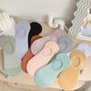 Women Invisible Socks Solid Color Knit Breathable Short Socks