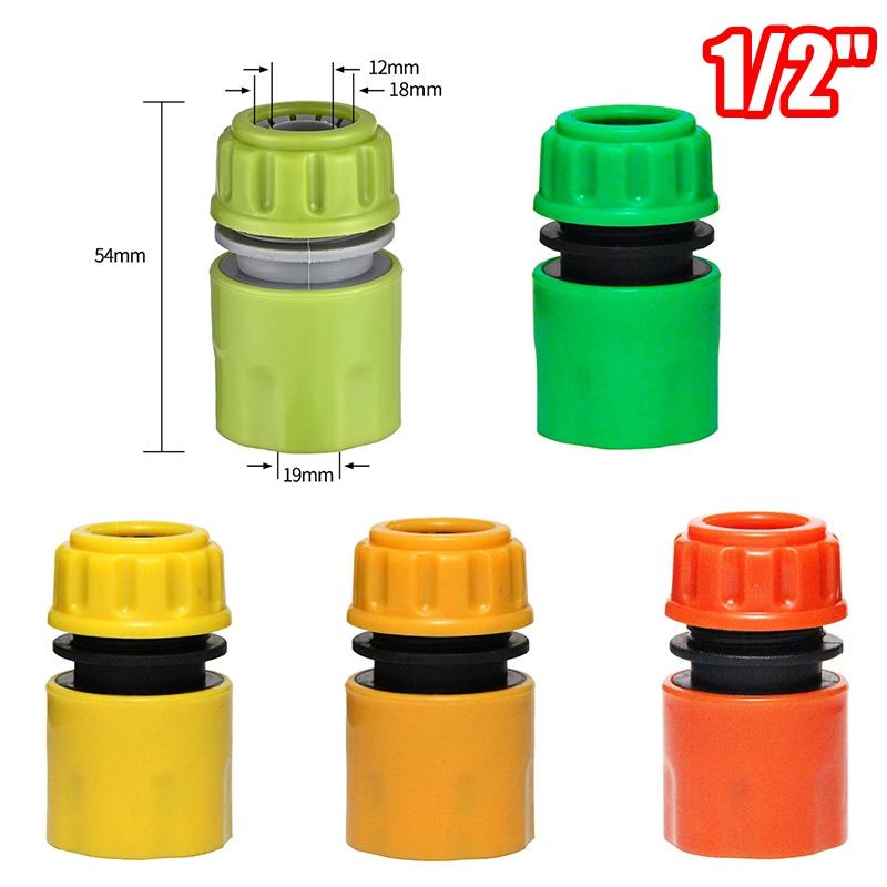 Garden Hose Quick Water Connector For Water Gun Tap 1/2"3/4"3/8" 1 Inch Adapter Irrigation Pipe Joint Fitting Accessories