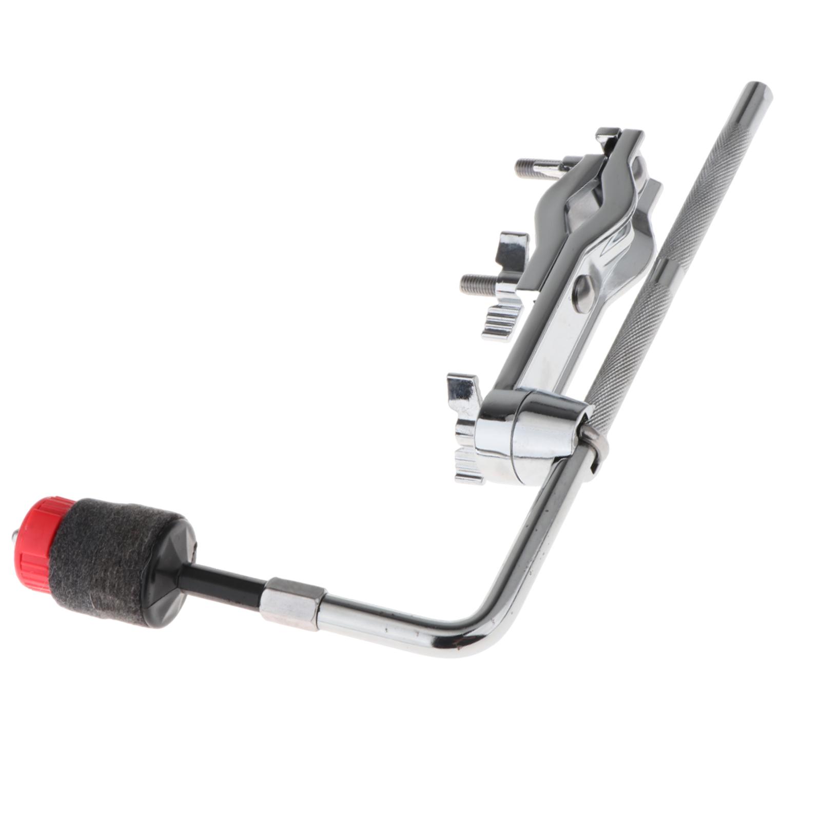 Drum Cymbal Arm Spare with Clamps Easy to Install Metal Drum Extension Clamp