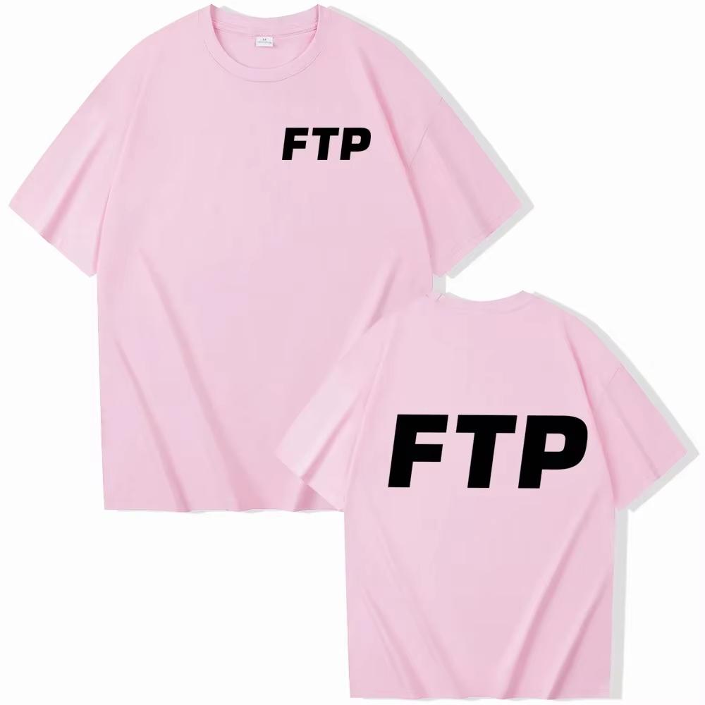 2025 Hot Sale Summer Men Clothing Ftp T-shirt Men's and Women's Harajuku Rap Harajuku Music O-Neck Streetwear Tee