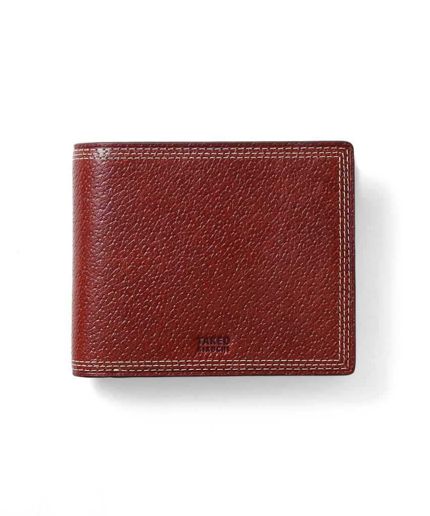 Takeo Kikuchi Men's Bifold Wallet, Turnery Accessories, Cha