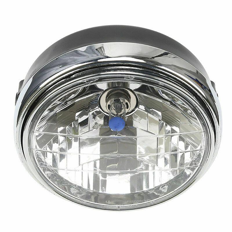 Universal 12V Motorcycle Headlight H4 Halogen Hernia Lamp For Cb400 Cb500 Cb900