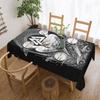 Valknut And Runes On Wood Norse Viking Odin Customized Rectangular Tablecloth Oilproof Table Cover for Dining Events Table Cloth