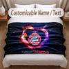 FC Bayern München Bedruckte Flanelldecke Mit Personalisierbarem Namen Weiche Warme Decke Für Schlafzimmer Feiertagsgeschenk