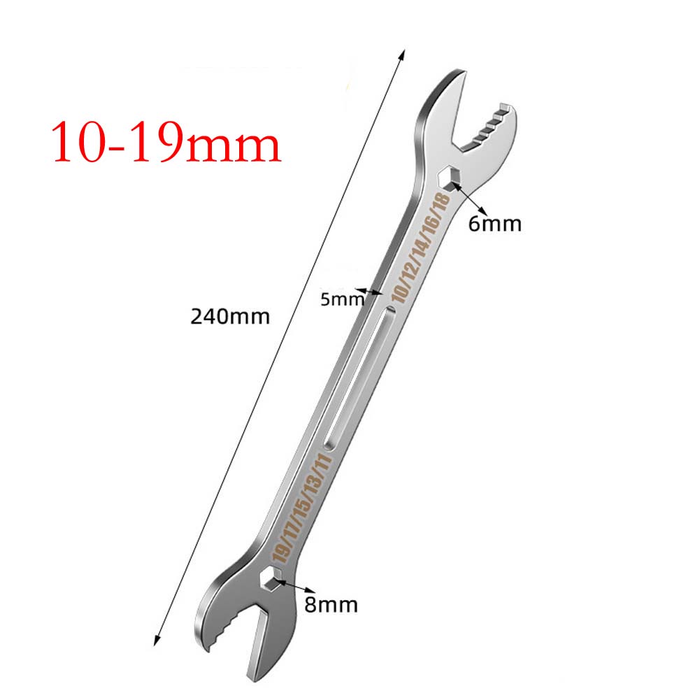 5pcs Industrial Grade Double Head Self Tightening Wrench 6-32mm Multi-function Box End Wrenches For Machine Maintenance Repair