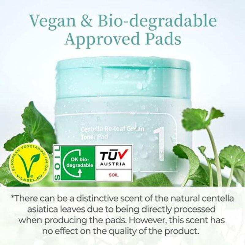 [Numbuzin] No.1 Centella Re-leaf Green Toner Pad 190ml (70 Pads)