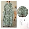 Summer V-neck Large Size Loose Literary Vacation Style Dresses