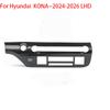 For Hyundai KONA SX2 Carbon Fiber Interior Trim Window Button/Door Bowl Cover/Front Water Cup Holder/Steering Wheel Decoration