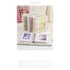 Fabric Small Fragrant Wind Mini One Palace Grid Card Booklet, Polaroid Love Bean Chasing Stars 3-inch Portable Photo Storage Brochure