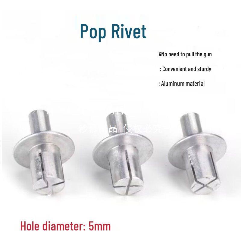 American Aluminum Male-Female Drive Rivets with Semicircular Head for Hinge and Sheet Metal Repair
