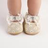 Solid Color Lace Baby Princess Shoes for 0-12 Months - Spring & Autumn Walking Shoes