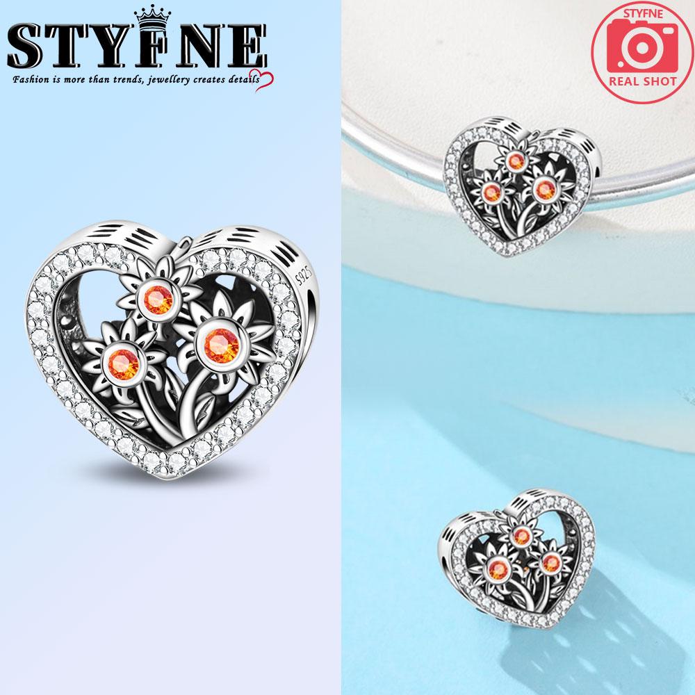 

Charm Bead Components Copper Metal Authentic Original Cat Claw Footprint Butterfly Heart Bead Components Suitable Bracelet High Quality Fine Jewelry