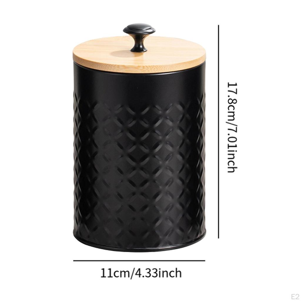 3 Pieces Coffee Tea Sugar Container,Kitchen Canister Set Rustic Airtight Food Storage Jars for