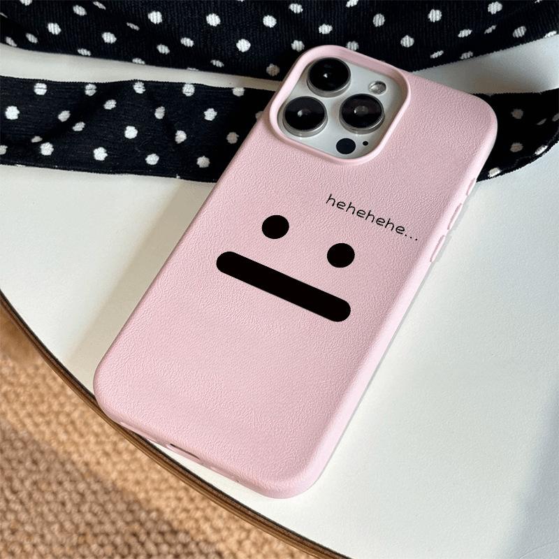 Skin Texture Speechless Expression for IPhone15promax for Apple 16pro Mobile Phone Case 14/13/12/11 New Style