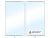 Electronic Vehicle Registration Certificate Protective Case, Clear, Compact, 10-Pack