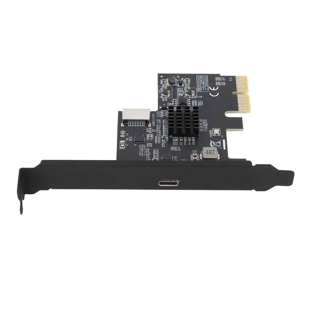 USB 3.2 GEN2 Expansion Card 10Gbps PCIE 2X Interface Support Type C and Type E Front for ASM3142 Chip Expansion Card