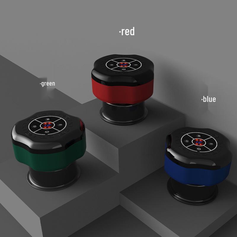 Akıllı Vakum Hacamat & Isıtma Masaj Aleti: Elektrikli Vakum, Meridyen Drenajı ve Fizyoterapi Aleti.