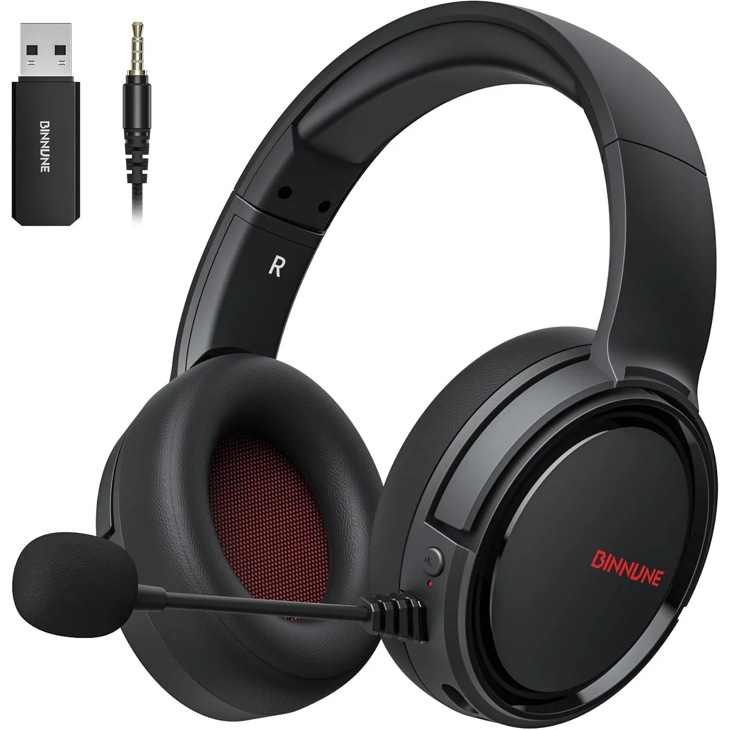 BINNUNE BW02 Wireless Gaming Headset with
