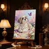 DIY Pup Pearl Diamond Art Painting Kits for Adults and Beginners, Fine View Sparkling Painting Craft Home Wall Decor Handmade Gift