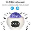 Bluetooth Star Projector Night Light Voice & Remote Control 32 Lighting Modes Built-in Music Player Star Galaxy Ocean Wave Projection Lamp Decor