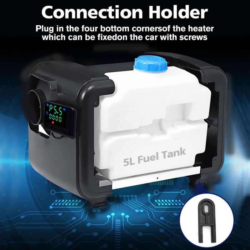 12V 8KW Car Parking Air Heater Portable All In One 4-hole Diesel Heater Remote Control Car Winter Warmer For RV Boat Household