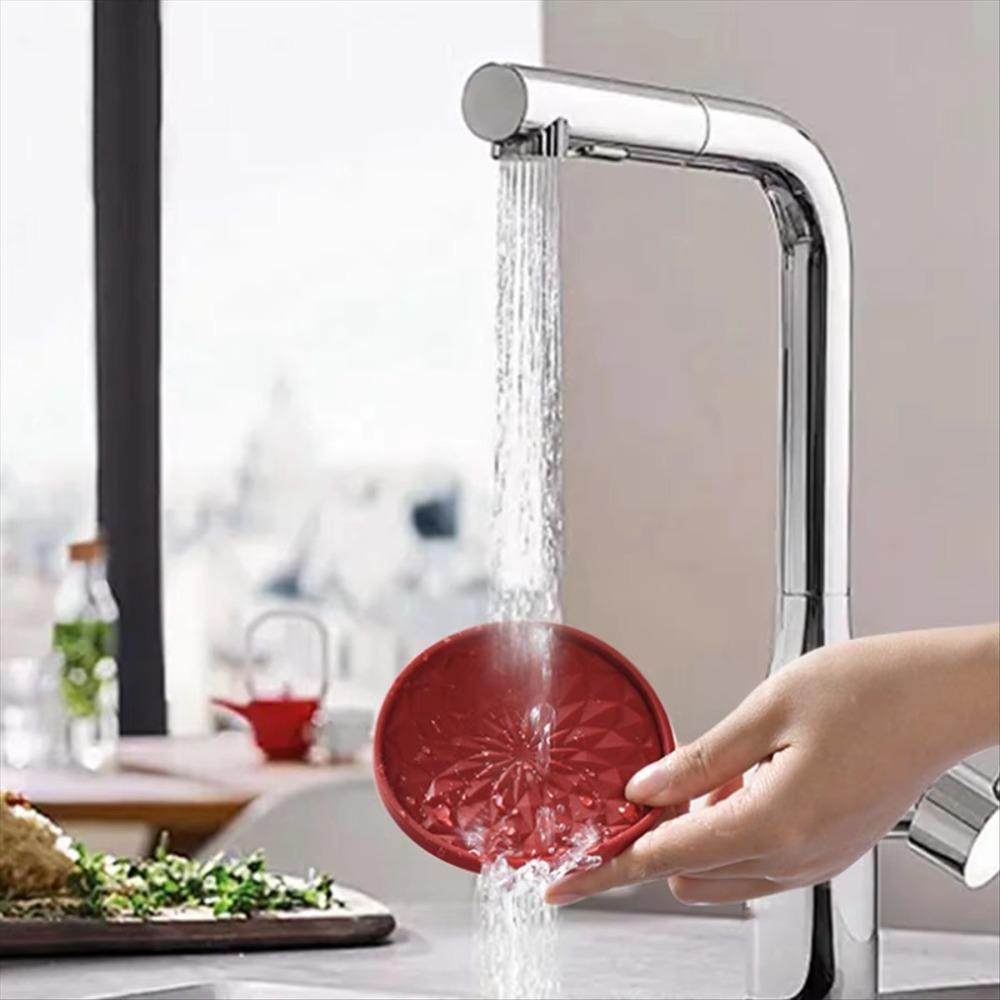 6/10Pcs Silicone Drink Coaster Set Tabletop Protection Tea Mats Placemats Cup Pads  Hotel Restaurant