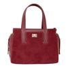 Echte Leder Damen Tasche Herbst Neu Vintage Matt Gespleißtes Rindsleder Kleine Quadratische Handtasche Boston Tragetasche