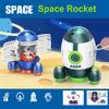 3 Stück Weltraum-Spielzeugauto Space Shuttle Raketenmodell Kinder-Lern-Astronauten-Raketen-Erkundungs-Serie Spielzeug Geburtstagsgeschenk