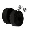 2PCS Bike Handlebar Tape Anti Slip Shock Absorption Wear Resistant Black Cycling Handle Wrap