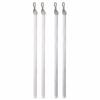 Pack of 2 Plastic 12Inch Curtain Pull Wand Drapery Control Pull Rod Stick with Hook for Opening and Closing Curtain