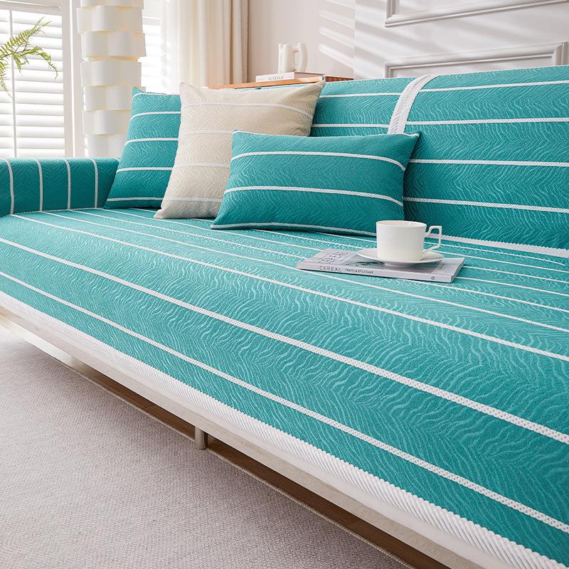 Simple and Modern Fabric Craft Non-Slip Sofa Cushion Four Seasons Universal Sofa Cover Cover Towel Living Room Sofa Cover Cloth