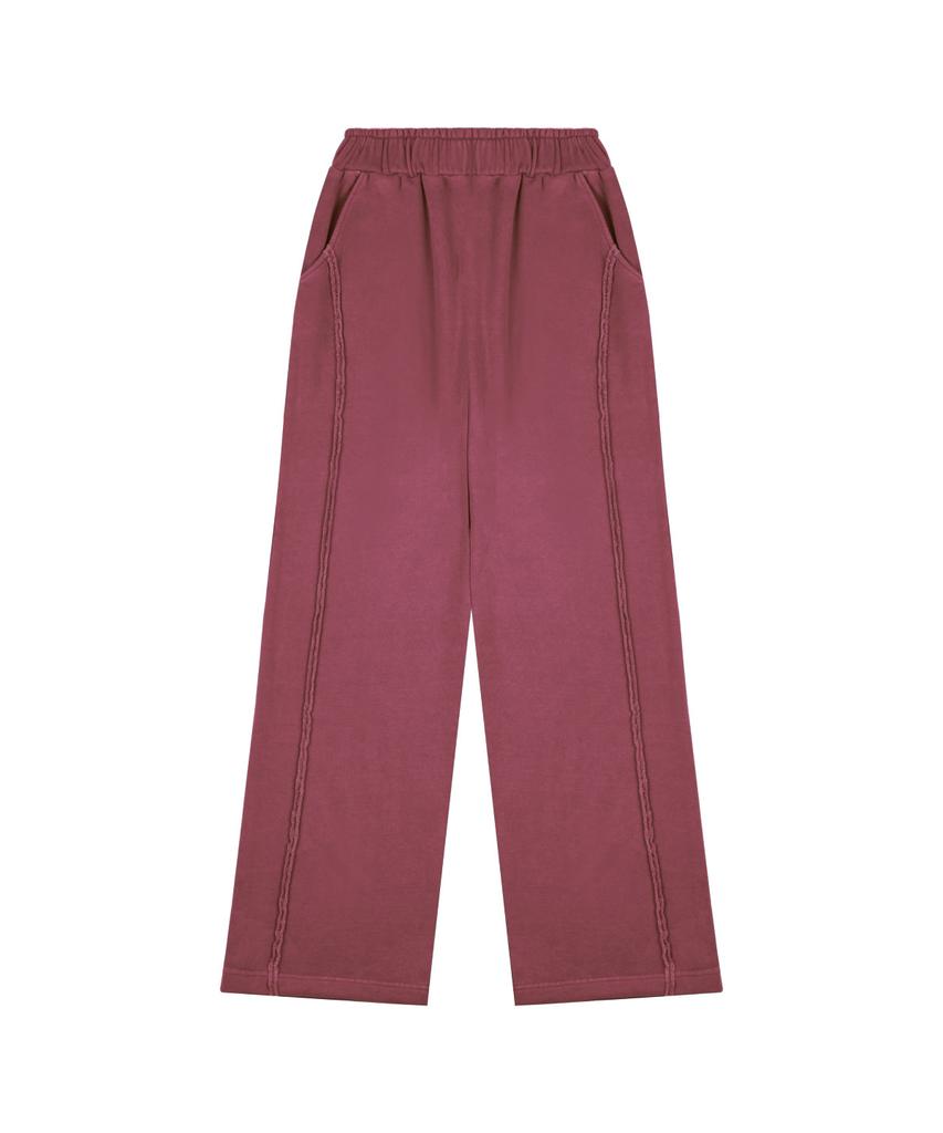 Eobiheomjeu Pigment-Dyed String Wide Pants Abh357-301 Dusty Pink