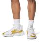 UA FLOW FUTR X 3 Gold [Under Armor] White/White/Metallic 28.5