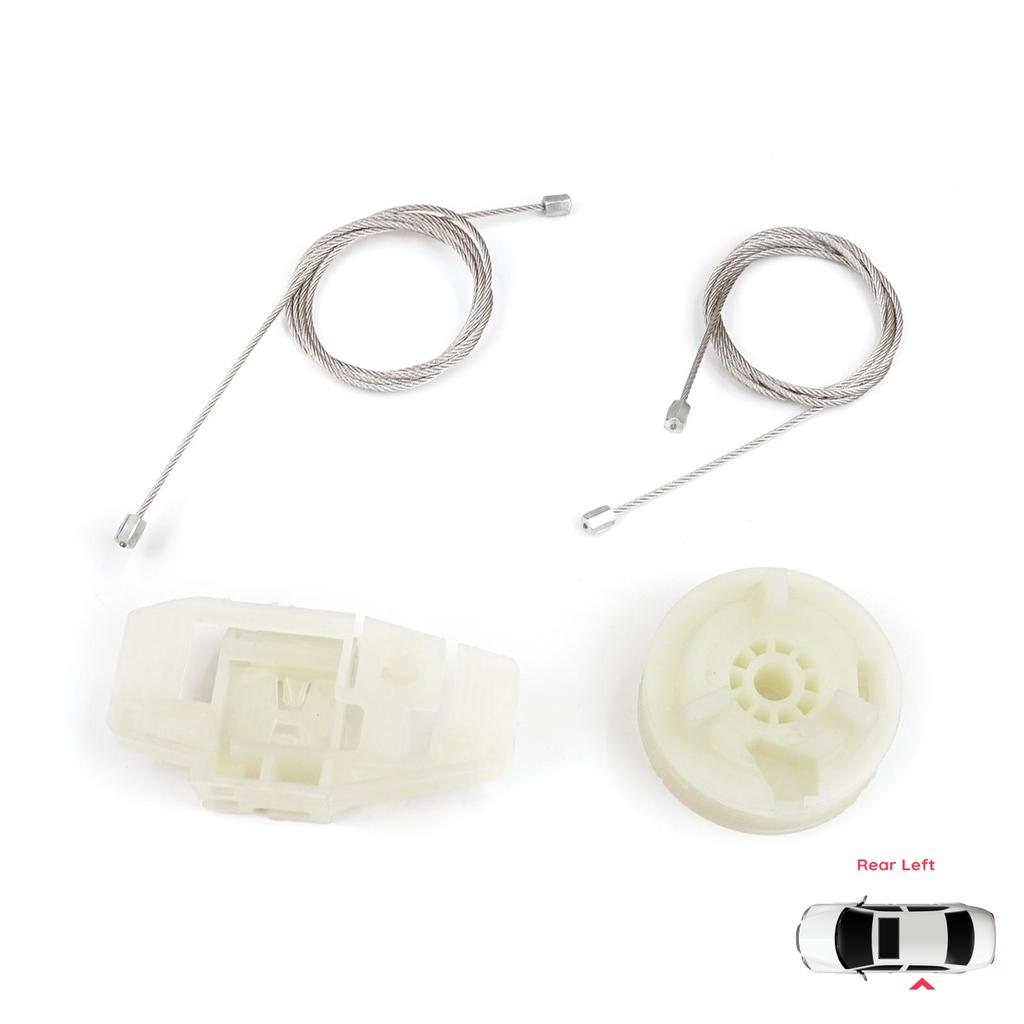 EWR499 Electric Window Regulator Repair Set Rear Left for Renault Scenic Grand Scenic MK2 JM0/1 2003-2009 4/5 Door 8200118856