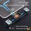 Smart Rechargeable Body Fat Scale: Precision Electronic Weight Scale Ideal for Home or Dorm 