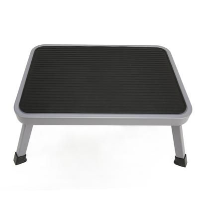 Folding Step Stool Lightweight Heavy Duty Sturdy Alloy Thick Rubber Feet Handle 1 Step Ladder Stool